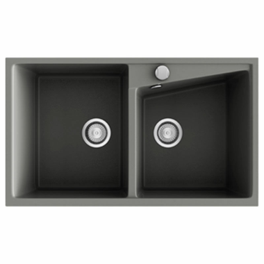 Fregadero Poalgi Kuma 86 2/S Concret Brillo