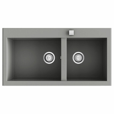 Fregadero Poalgi Shira 96 2/S Concret Brillo