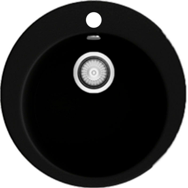 Fregadero Poalgi Zafiro Negro Liso Brillo