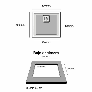 Fregadero Poalgi Zie 45 1C Pergamon Mate (1)