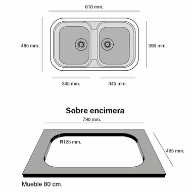 Fregadero Poalgi Esmeralda Pergamon Brillo (1)