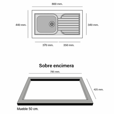 Fregadero Poalgi Topacio Pergamon Brillo (1)