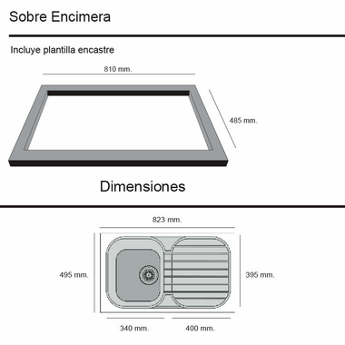 Fregadero Poalgi Olivino Concret Brillo (1)