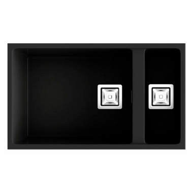 Fregadero Poalgi Zie 70 1/S+1/2S Basalto