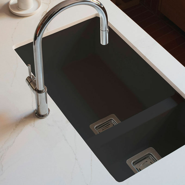 Fregadero Poalgi Zie 70 1/S+1/2S Basalto (2)