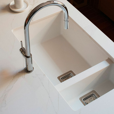 Fregadero Poalgi Zie 70 1/S+1/2S Blanco (2)