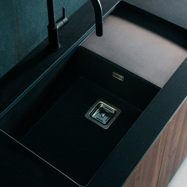 Fregadero Poalgi Zie 81 1/S+E Basalto (2)