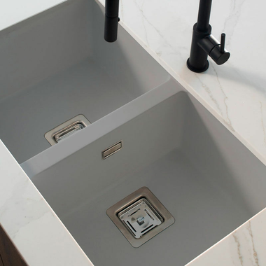 Fregadero Poalgi Zie 70 2/S Gris (2)