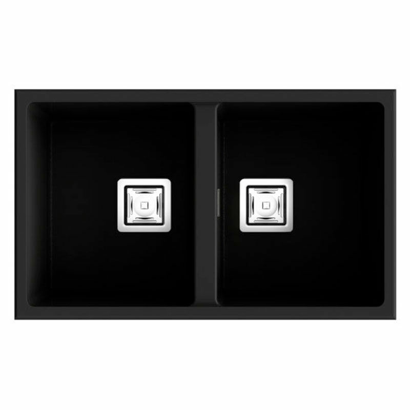 Fregadero Poalgi Zie 70 2/S Basalto