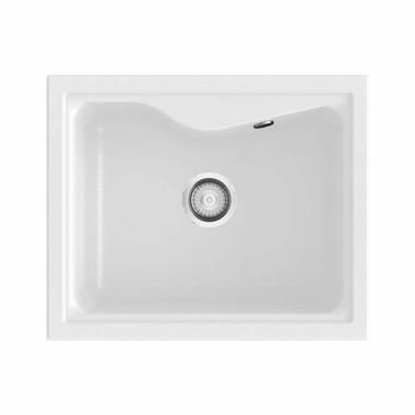 Fregadero Poalgi City 1C Blanco Brillo