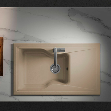 Fregadero Poalgi City 1C+E Albero Brillo (2)