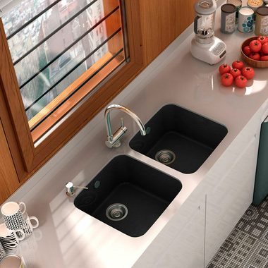 Fregadero Poalgi Gandia 40 Marrón Brillo (2)