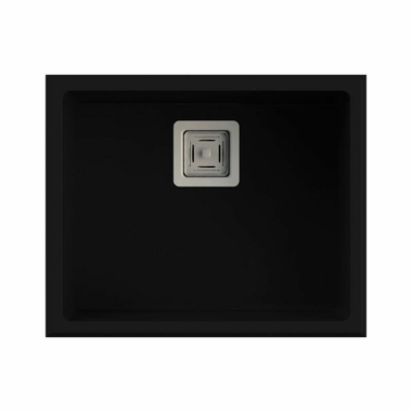 Fregadero Poalgi Zie 50 1/S Negro Liso Soft