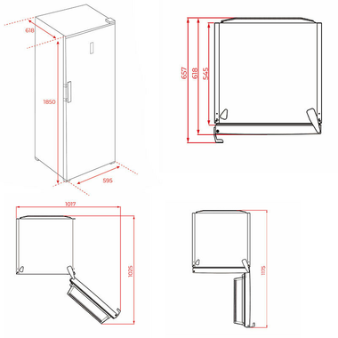 Frigorífico 1 puerta Teka RSL75640SS Inox (1)