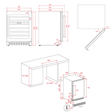 Vinoteca Teka RVU20046 Negra (1)