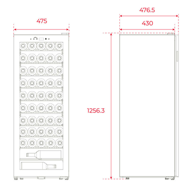 Vinoteca Teka RVF10051 Negra (1)