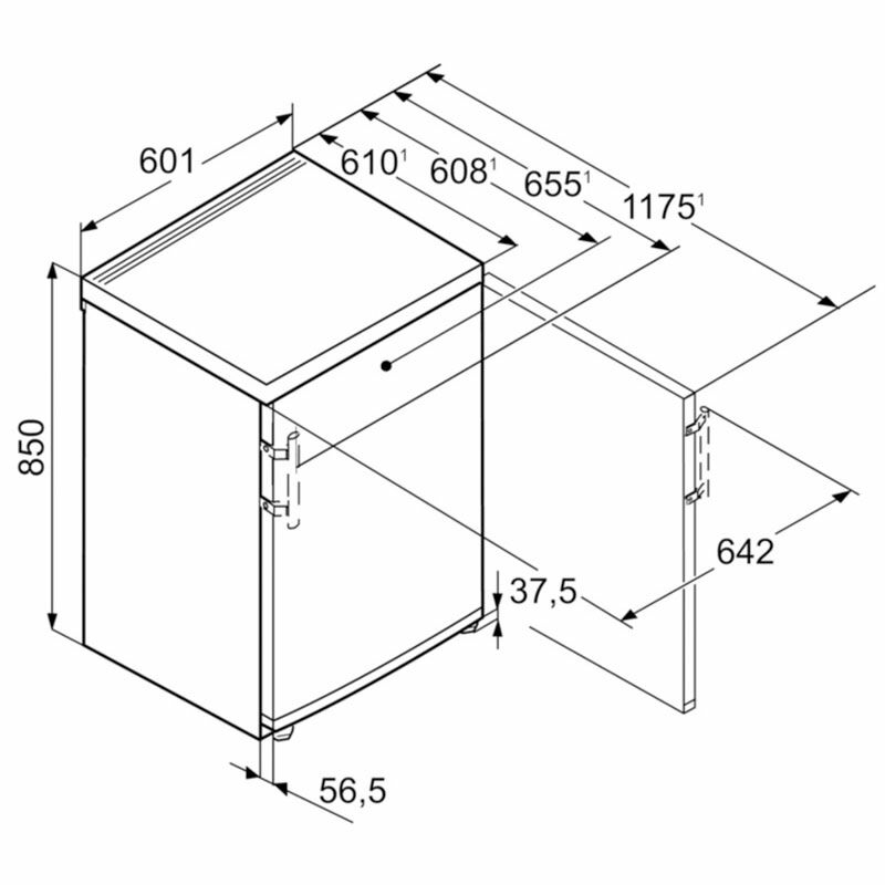 Frigorífico 1 puerta Liebherr TPesf-1714-22 001 Inox (1)