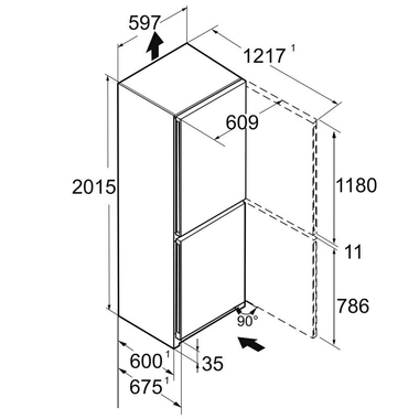 Frigorífico combi Liebherr CBNsfd 5723-20 001 Inox (1)