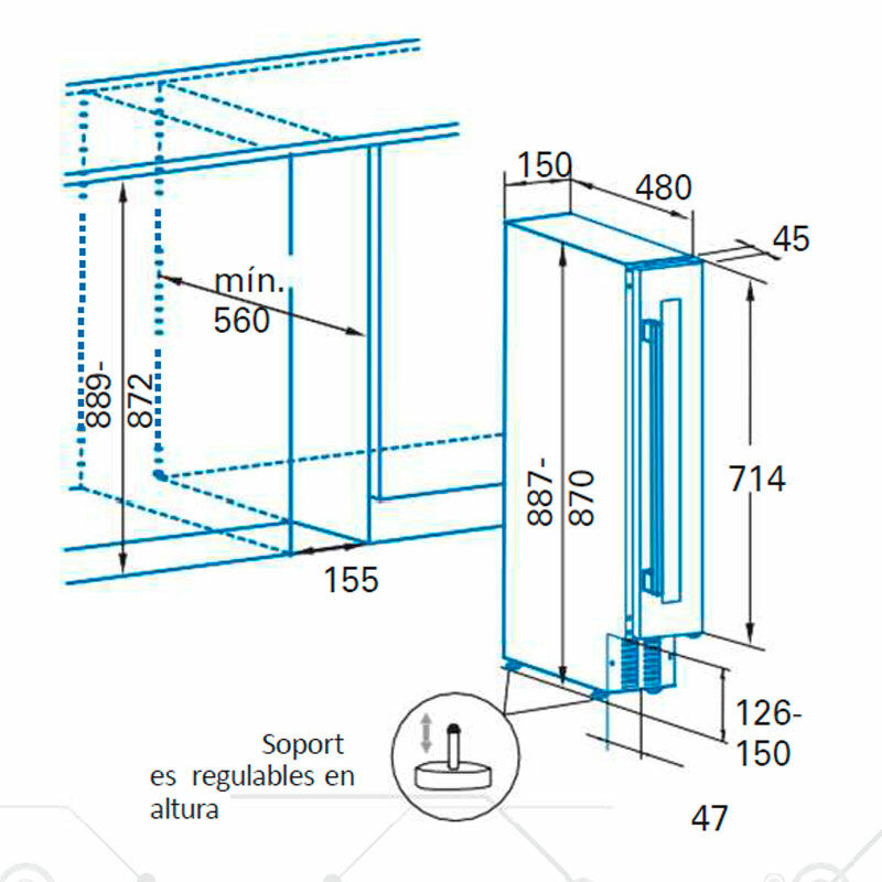 Vinoteca integrable Cata VI 15107 X Inox (1)