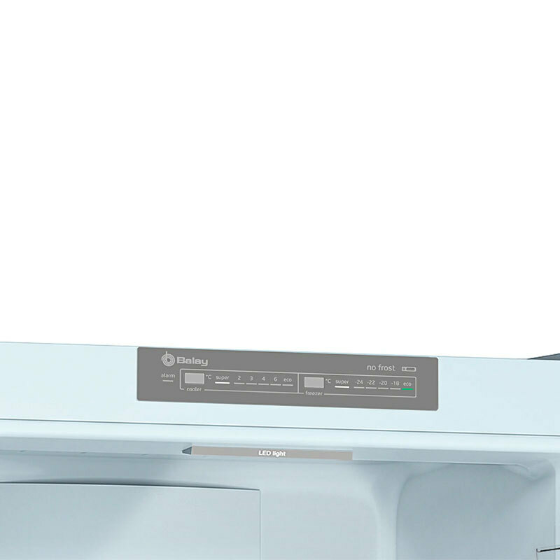 Frigorífico combi Balay 3KFD765NI Negro (3)