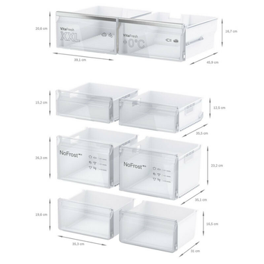 Frigorífico americano Bosch KFN96APEA Inox (8)