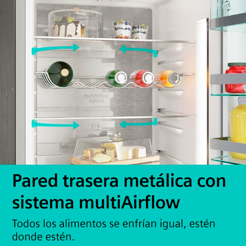 Frigorífico americano Siemens KF96NAXEA Gris (7)