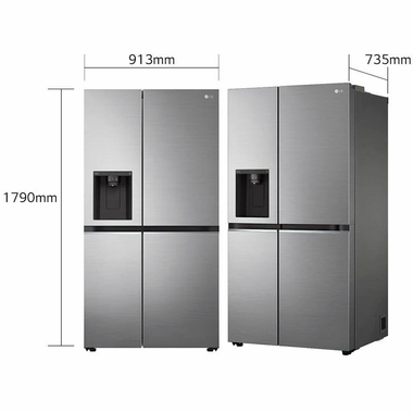 Frigorífico americano LG GSLV70PZTD Inox (1)