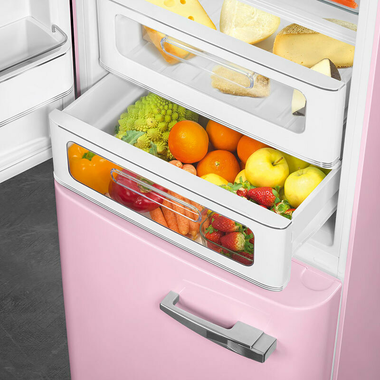 Frigorífico Combi Smeg FAB32LPK5 Rosa (5)