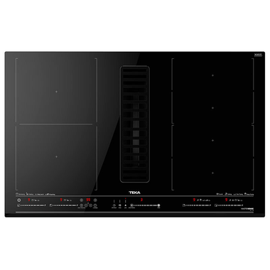 Placa de Inducción con extractor integrado Teka AFF87601MST 59 cm