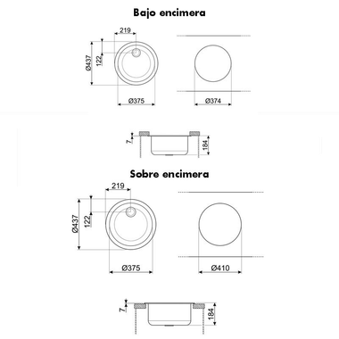 Fregadero Smeg VFU43SFR (1)