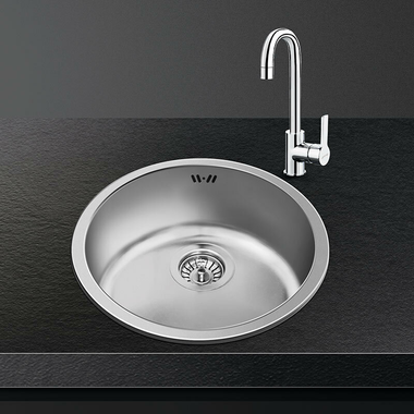 Fregadero Smeg VFU43SFR (2)