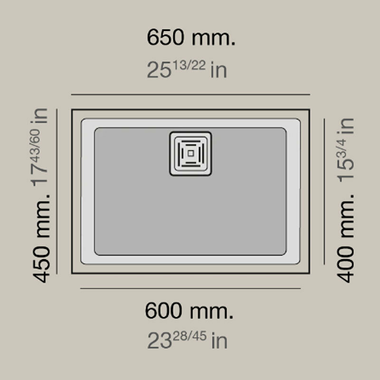 Fregadero Poalgi Zie 60 1/S Blanco Brillo (1)