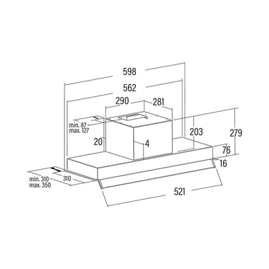 Campana integrada Cata Armonia 60X/A Inox (1)