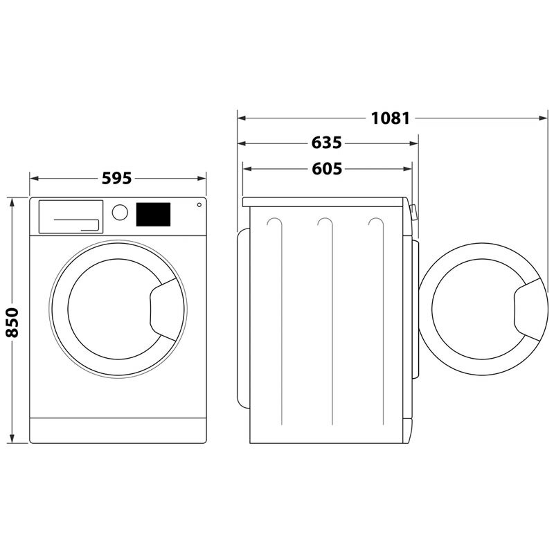 Lavasecadora Whirlpool FWDD1074269BVSPT 10Kg (1)