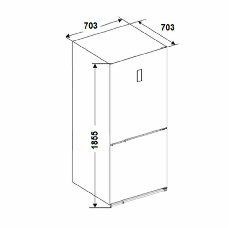 Frigorífico Combi Fagor 3FFK7845X Inox (1)