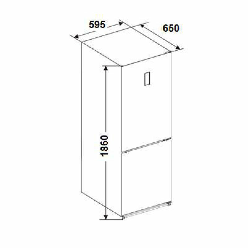 Frigorífico Combi Fagor 3FFK-6745X Inox (1)
