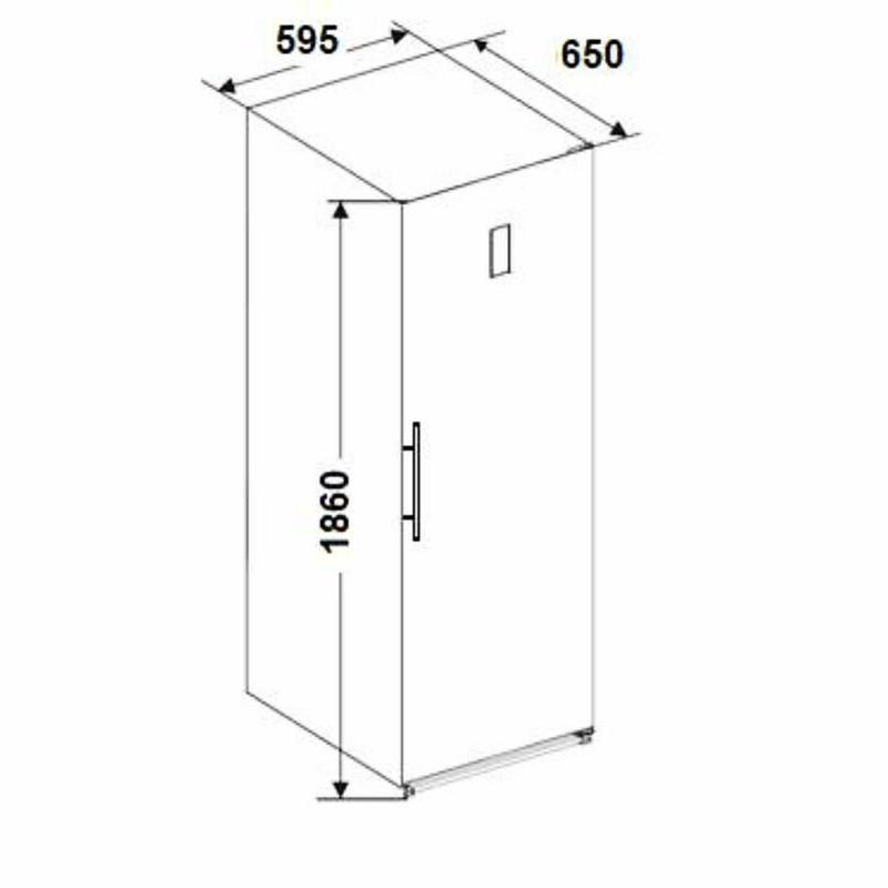 Frigorífico 1 puerta Fagor 3FFK-1875X Inox (1)