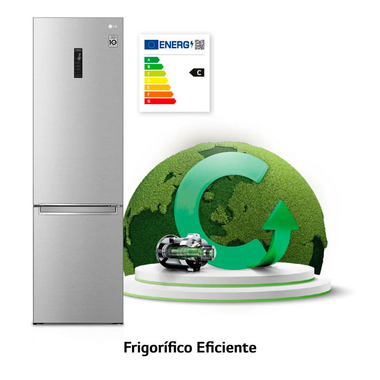 Frigorífico Combi LG GBB72NSUCN1 Acero (3)