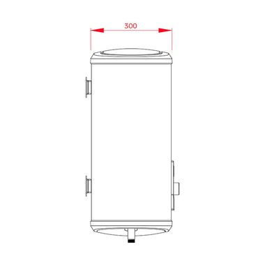 Termo eléctrico Teka SHS100SLIM 100L (2)