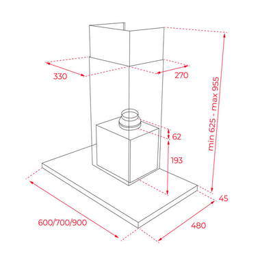 Campana decorativa Teka DSH786 Inox (1)