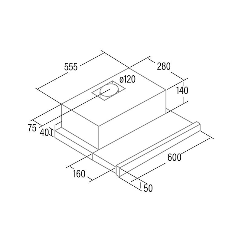 Campana convencional Cata TF5260X/G Inox (1)