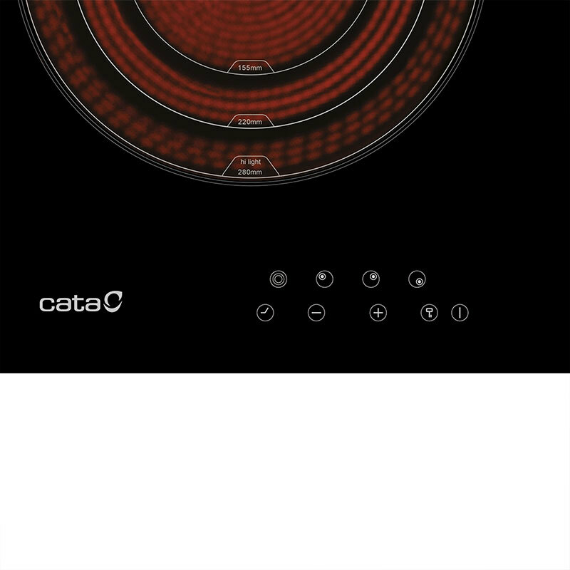 Placa vitrocerámica Cata TT5003/G 41 cm (4)