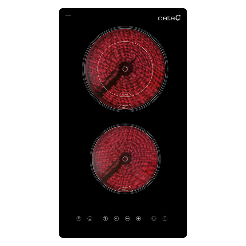 Placa vitrocerámica Cata TD3002 BK /B 26 cm