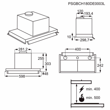 Campana Integrada Electrolux EFP126X Inox (1)