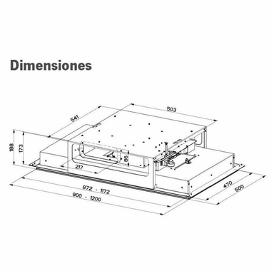 Campana de Techo Mepamsa Cielo Slim 120 Blanco (1)