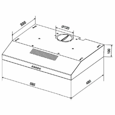 Campana convencional Mepamsa Brisa Plus 60 Negra (1)