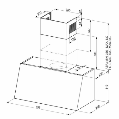 Campana decorativa Mepamsa Country 70 Negro (1)