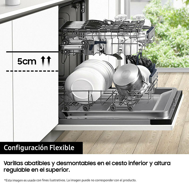 Lavavajillas integrable Samsung DW60M6050BB/EO 60 cm (5)