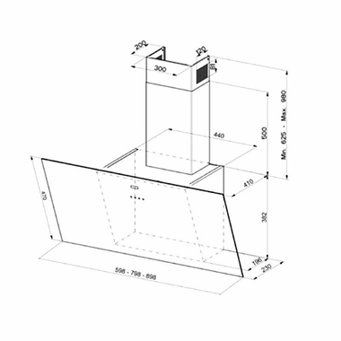 Campana decorativa Mepamsa Display Green Power 80 Negro (2)