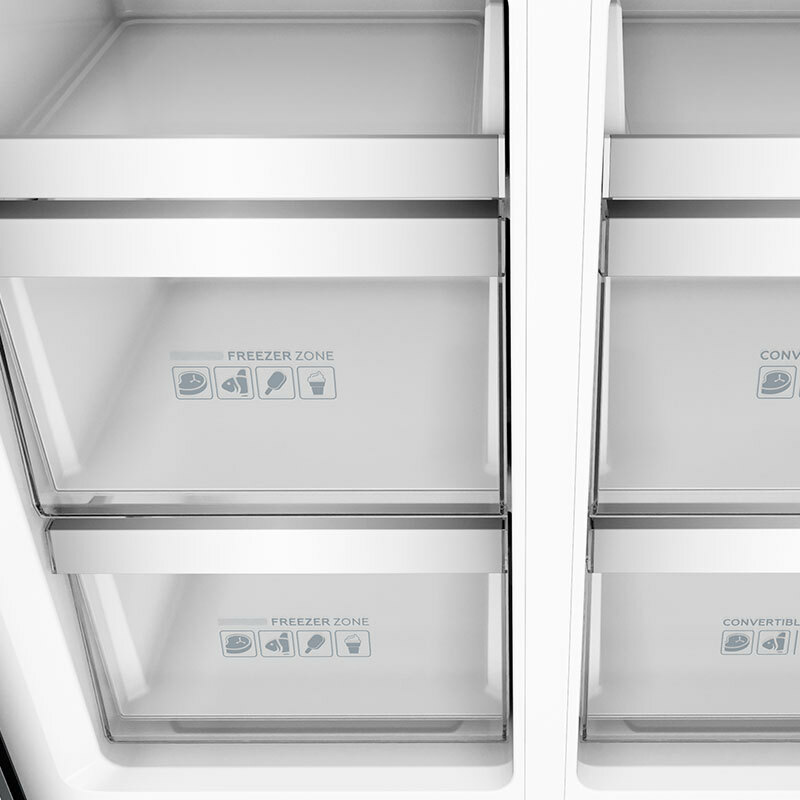 Frigorífico Combi Americano Teka RMF77960INOX Inox (5)